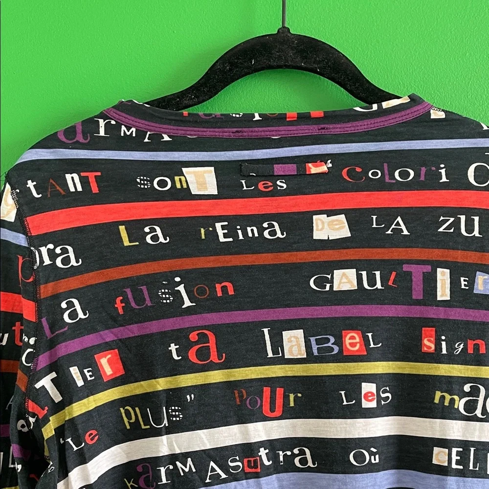 RARE 90s Jean Paul Gaultier Graphic Top - Picture 5 of 7